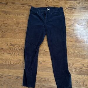 J. Crew Factory Navy Corduroy Ankle Pants
